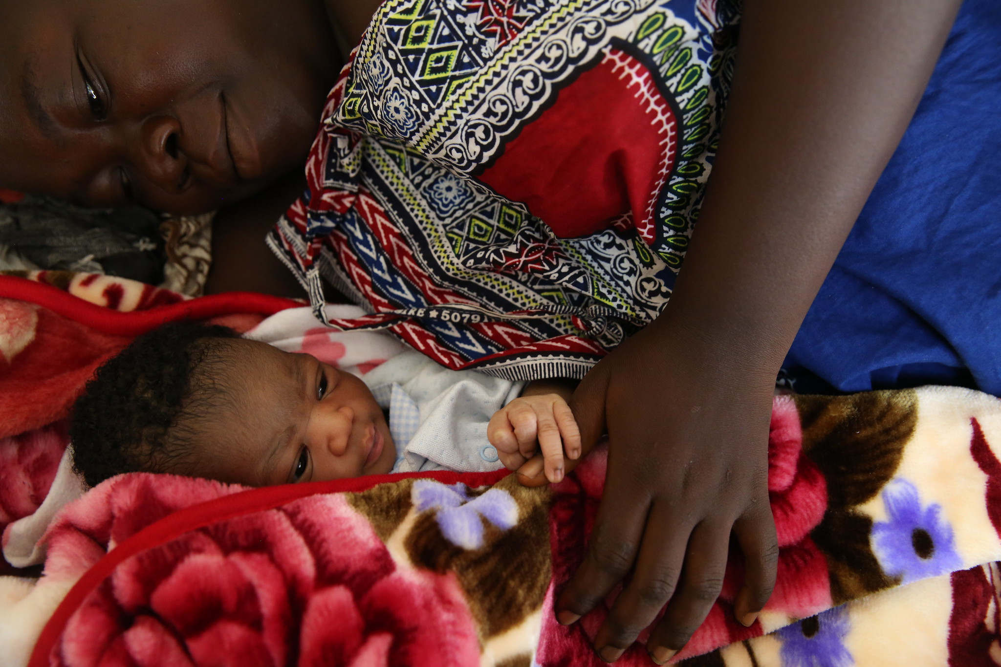 mother with newborn, Sierra Leone