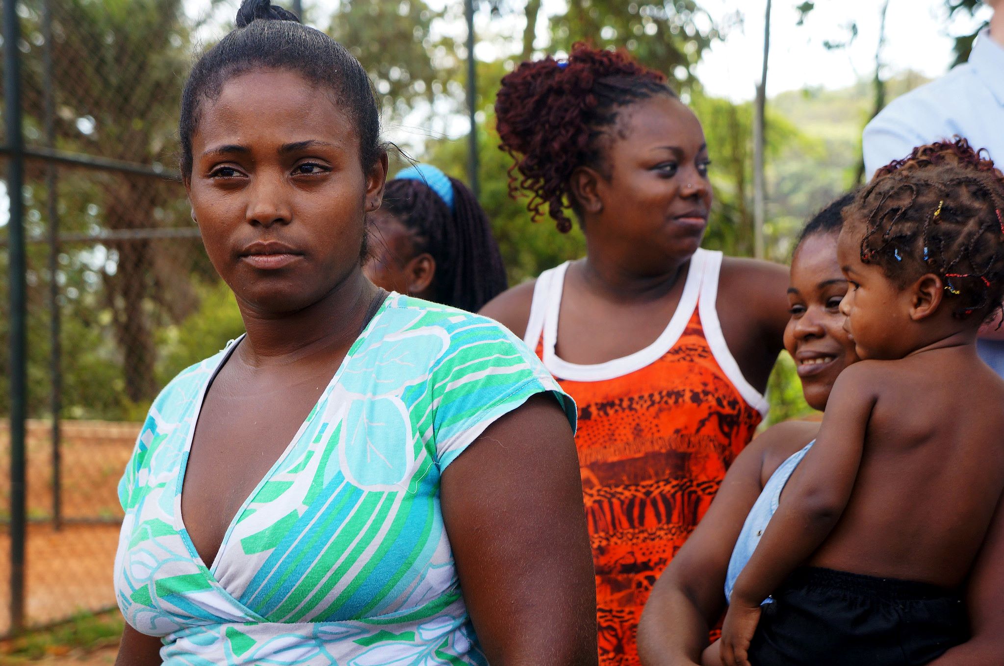 A portrait of Brazilian women at Community Center 
