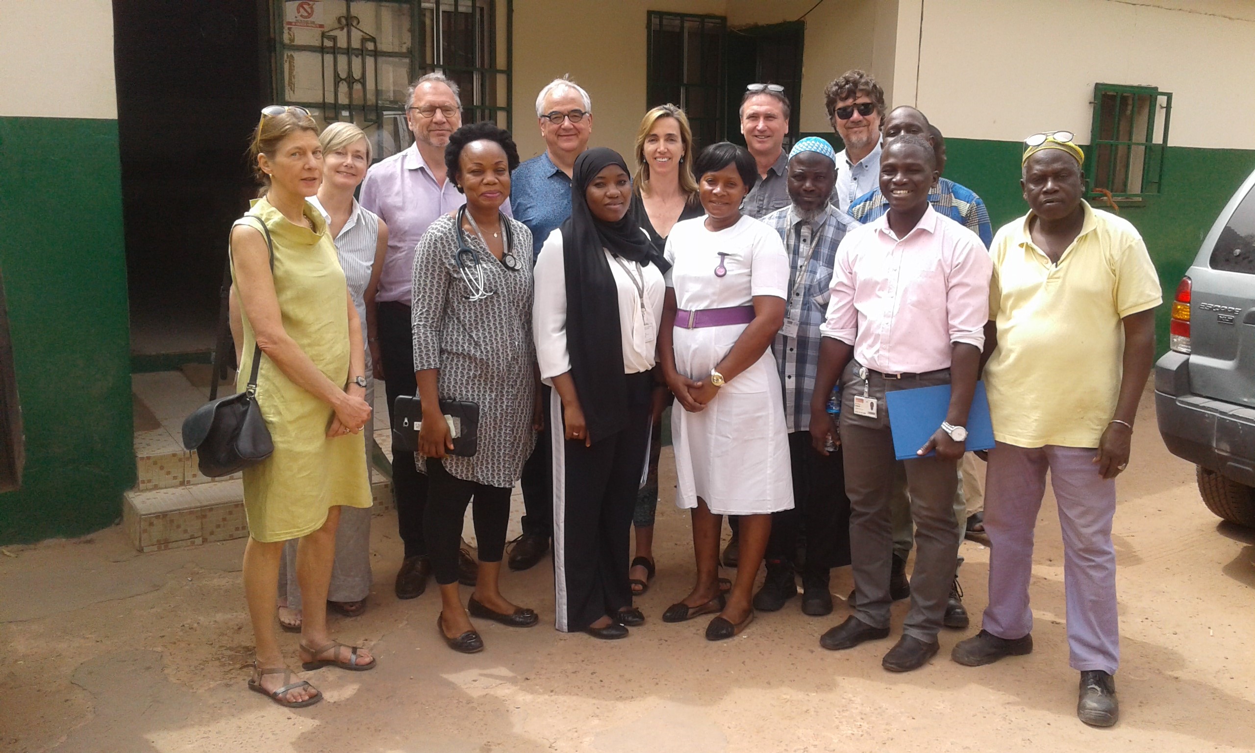 Nathalie with her team