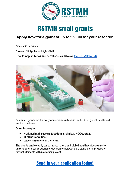 RSTMH small grants