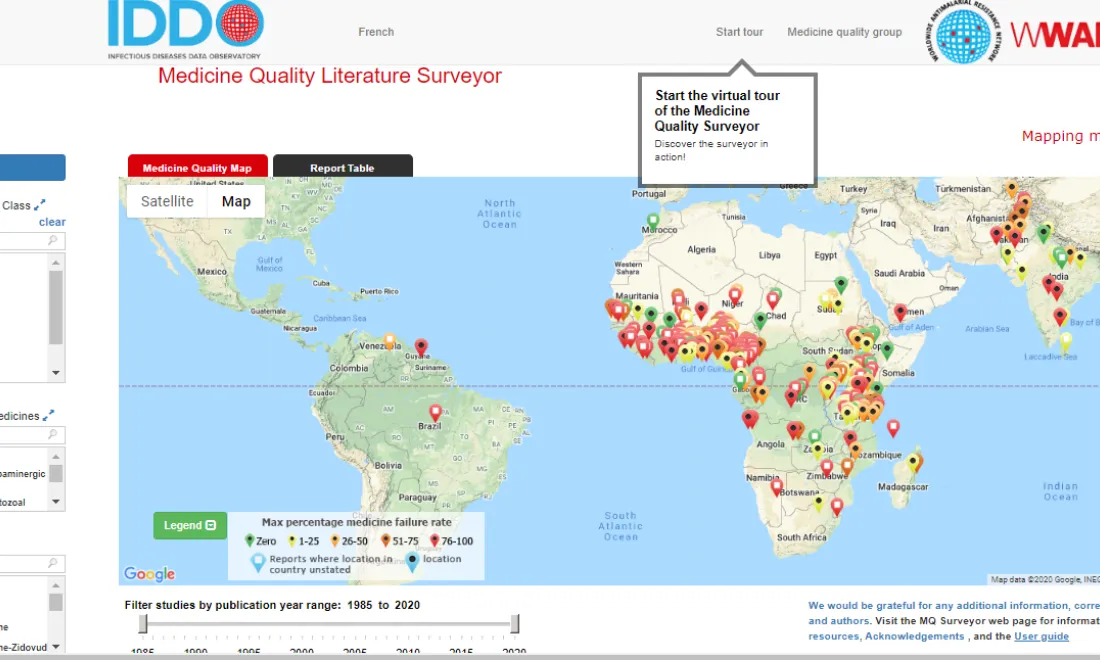 Snapshot of MQ surveyor 