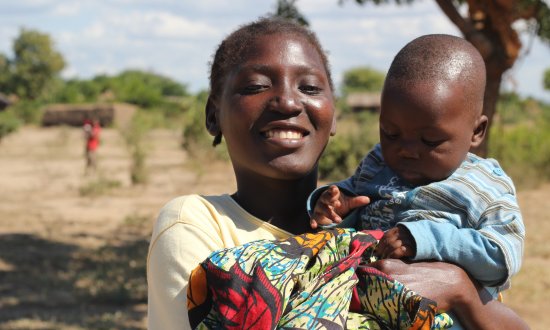 Woman with baby