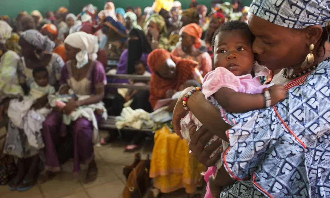 Clinic in Bamako, credit Dominic Chavez, World Bank