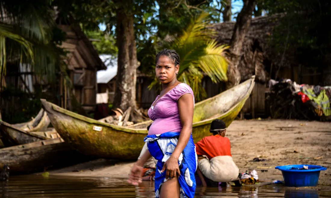 Pregnant woman, Madagascar 