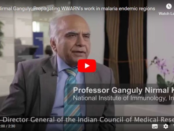 Prof Nirmal Ganguly: Propagating WWARN’s work in malaria endemic regions