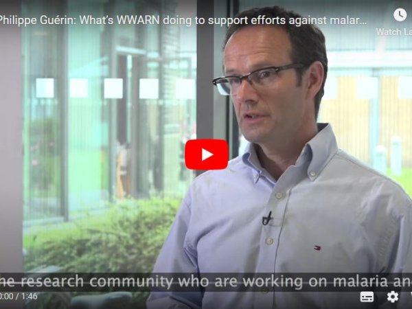 Prof Philippe Guérin: What’s WWARN doing to support efforts against malaria drug resistance?