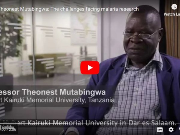 Prof Theonest Mutabingwa The challenges facing malaria research
