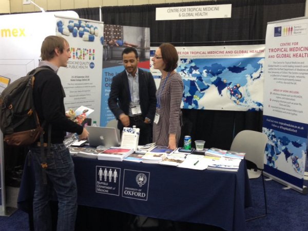 IDDO stand at ASTMH