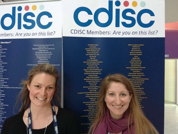 Kalynn and Sam at CDISC 2019