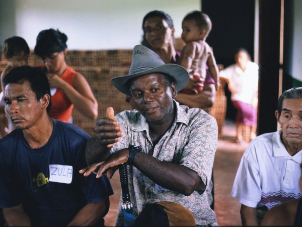 Local farmers attend a workshop Brazil 