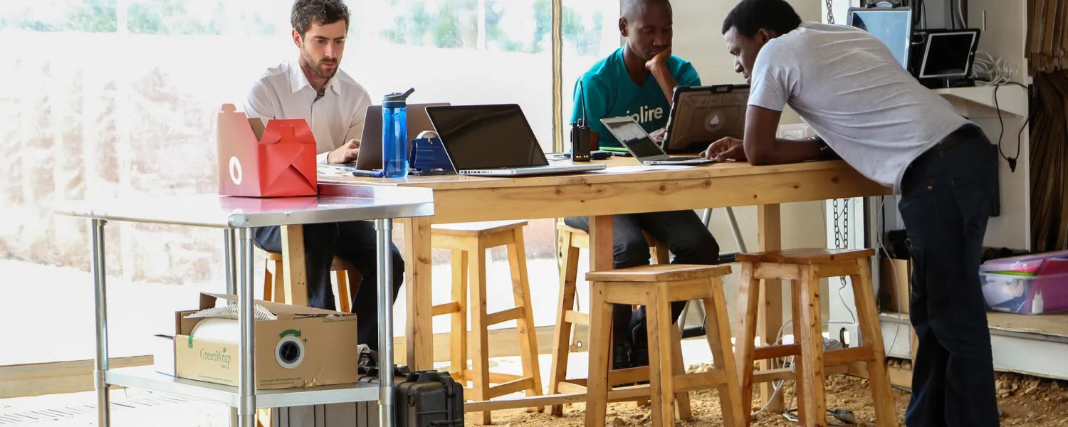 People using laptops 