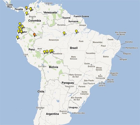 ACT map Latin America