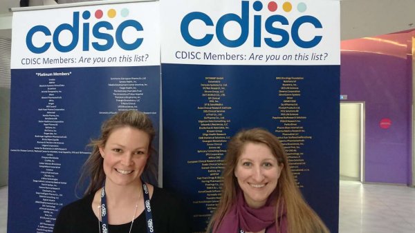 Kalynn and Sam at CDISC 2019