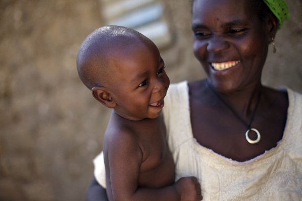 Mother and baby in Nigeria