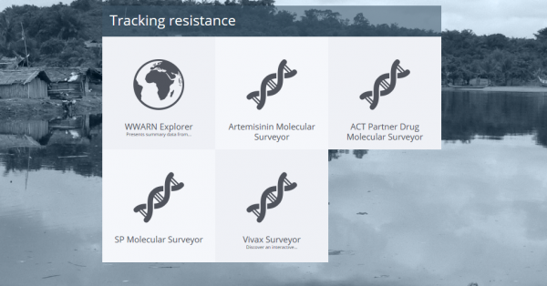 Screenshot of WWARN tracking resistance page 