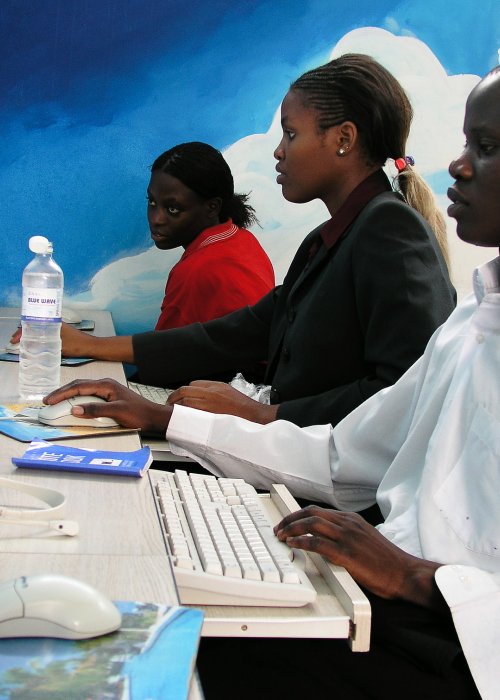 People using computers 